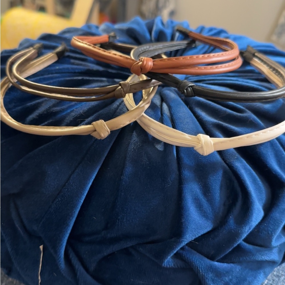 Set of Knotted Headbands in Neutral Tones